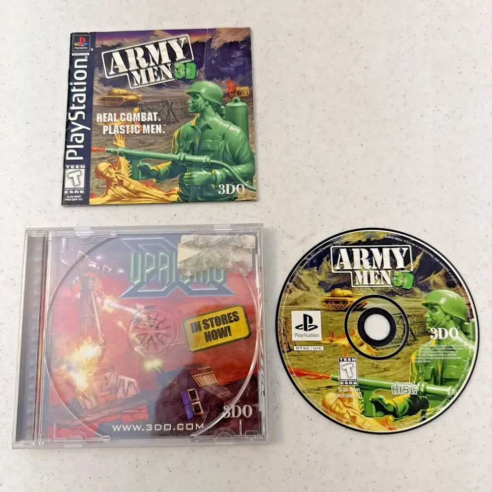 Army Men 3D (PlayStation 1 PS1) Complete CIB - Authentic Black Label